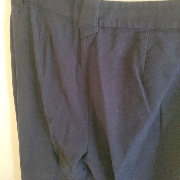 NWT Lauren Ralph Lauren trousers dark blue soft size 8 business casual - Picture 8 of 10